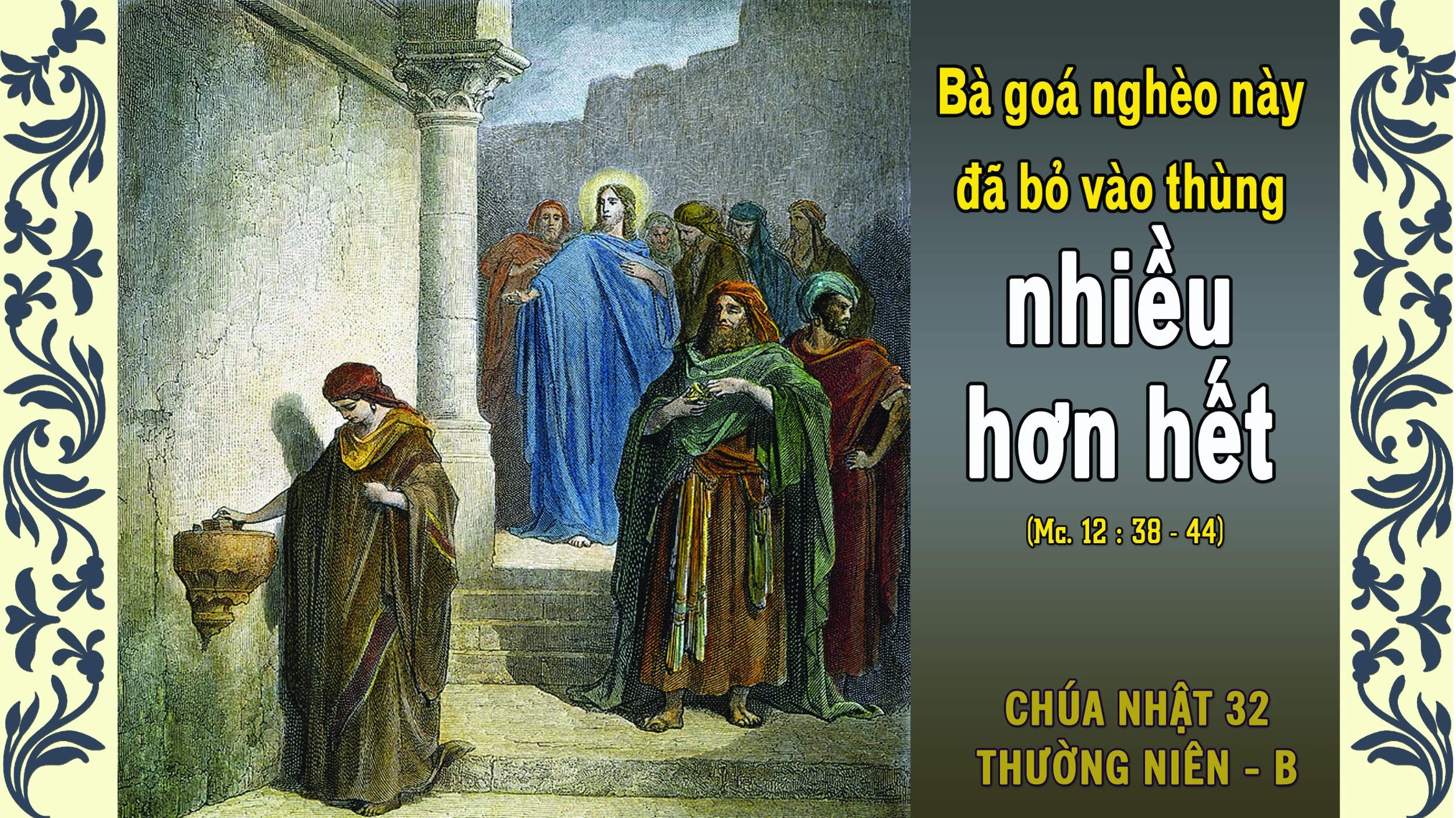 Chúa nhật 32 thường niên - năm B (2)